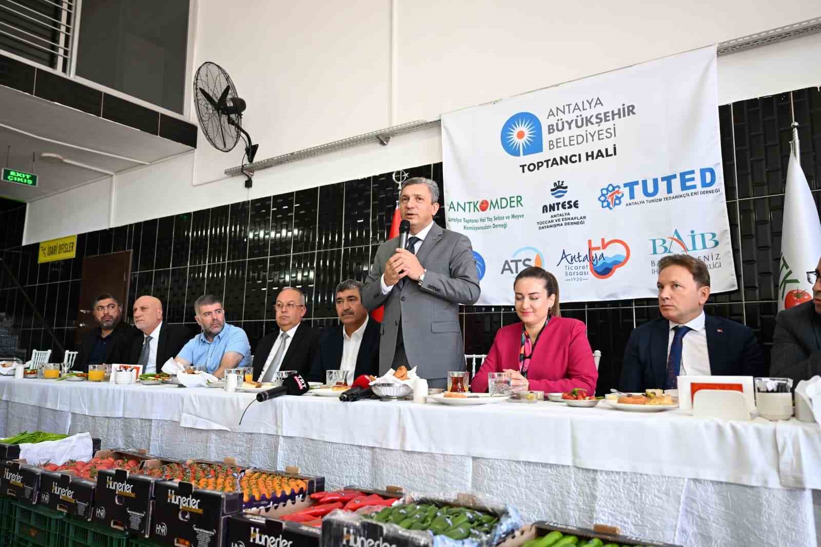 ANTALYA VALİSİ SAYIN HULUSİ ŞAHİN'İN YAPIĞI AÇIKLAMA İLE ANTALYA HALİNDE ALINAN YENİ KARARLAR KAMUOYUNA DUYURULDU